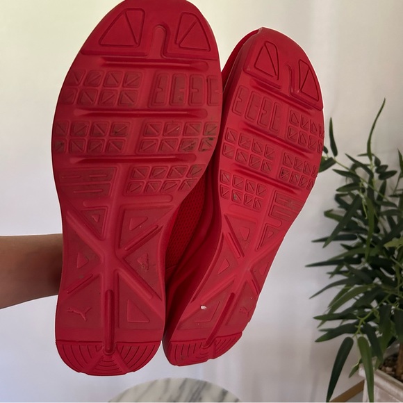 Puma Bold Red Mesh Sneakers - Picture 13 of 14